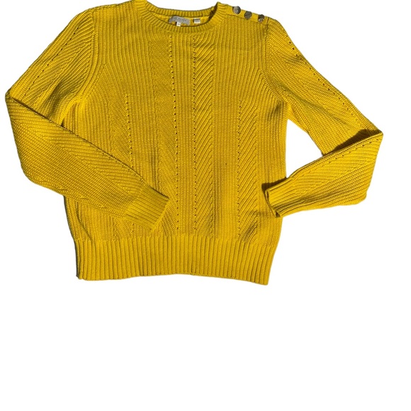 Ted Baker yellow sweater in size 3 (equivalent to size 8). EUC. Beautiful - Picture 8 of 15